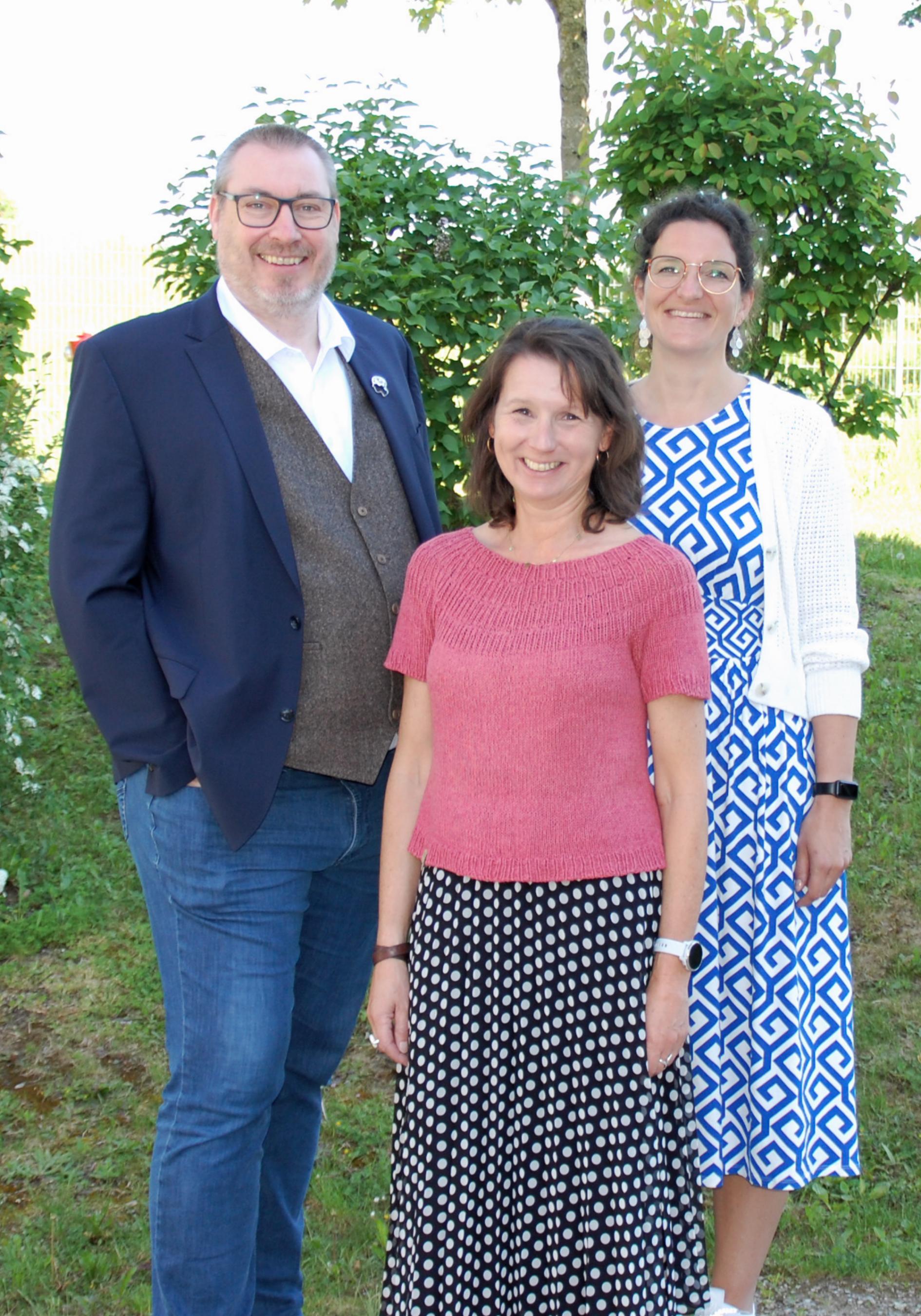 Schulleitung Realschule: G. Frank, J. Boxler, T. Steinbrückner